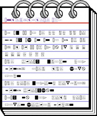 InterstatePi Two animated font preview