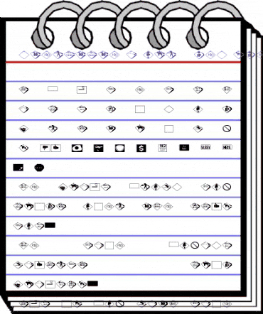 Interstate Pi Four Regular animated font preview