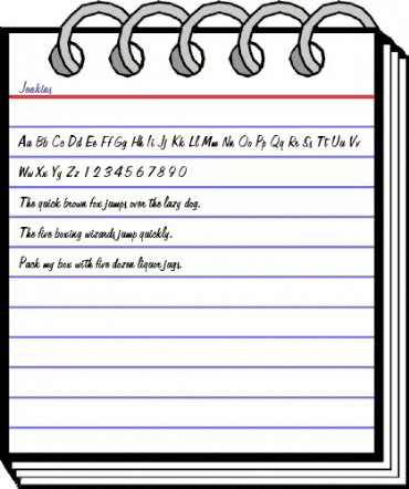 Jenkins Regular animated font preview