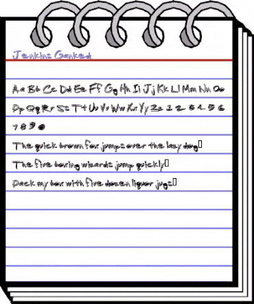 Jenkins Ganked animated font preview