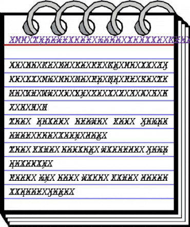 JMH Typewriter mono Cross Italic animated font preview