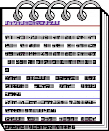 katakana,block Regular animated font preview