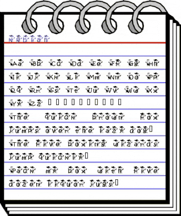 kgblah Regular animated font preview