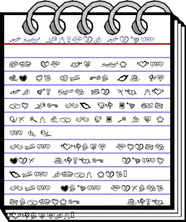 LD Symbol Love Regular animated font preview