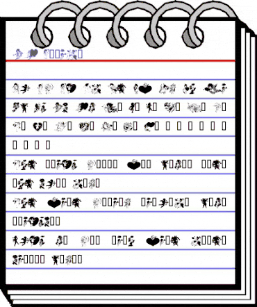 LM Cupids Regular animated font preview