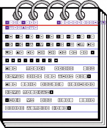 MiniPics DirectionalST animated font preview