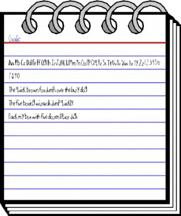 Oxalic Regular animated font preview