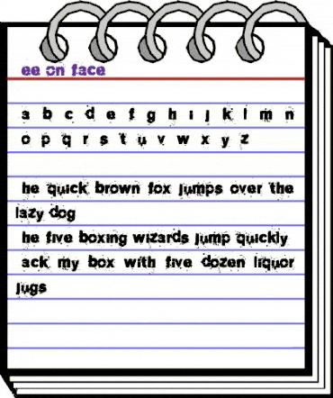 Pee_on_face Pee_on_face animated font preview
