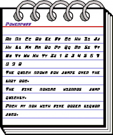 Powerpuff Regular animated font preview