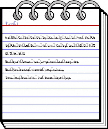 Proud 1 Regular animated font preview