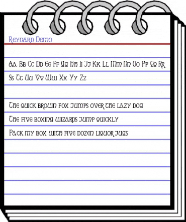 Reynard Demo Regular animated font preview