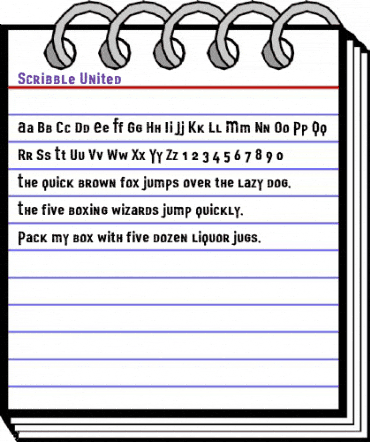 Scribble Regular animated font preview