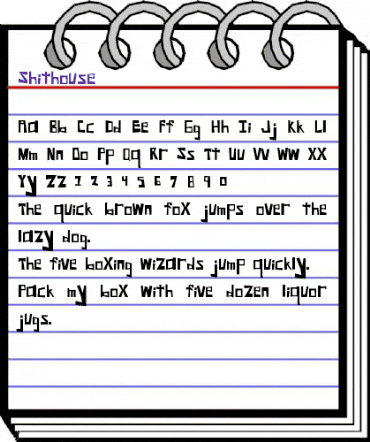 Shithouse Medium animated font preview