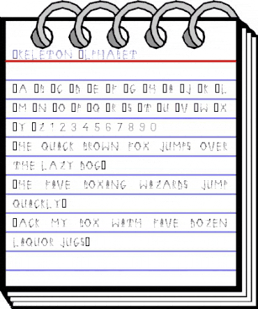 Skeleton Alphabet Regular animated font preview