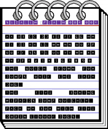 Stealth (Plain) animated font preview