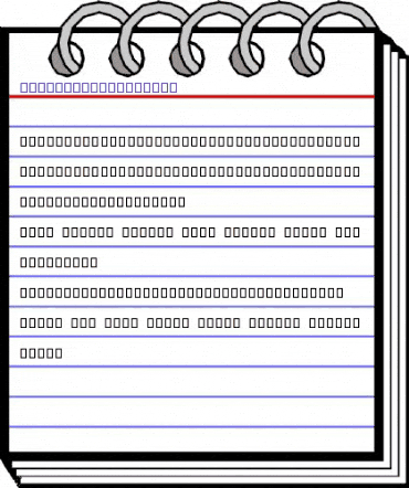 Steinberg Notation Regular animated font preview