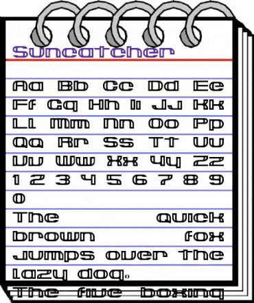 Suncatcher Regular animated font preview