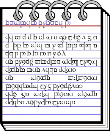 Tengwar Quenya-2 Regular animated font preview