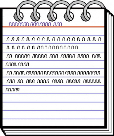 TFSquiggleSansNarro Regular animated font preview