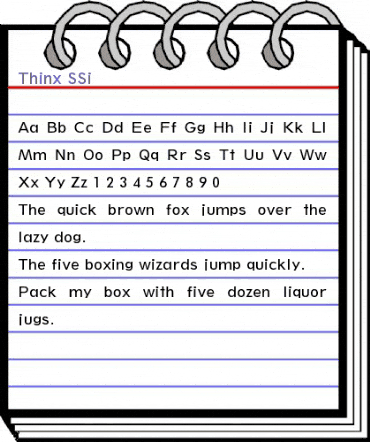 Thinx SSi Regular animated font preview
