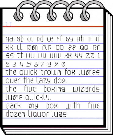 TT Regular animated font preview