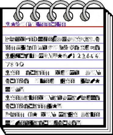 Typomolecule Regular animated font preview