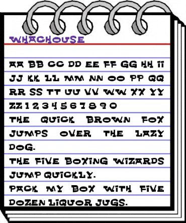 Whachouse Medium animated font preview