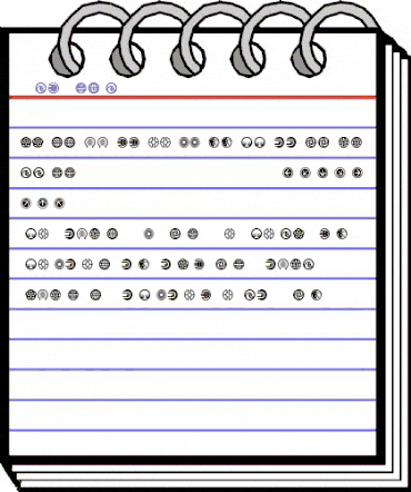 World Symbols Regular animated font preview