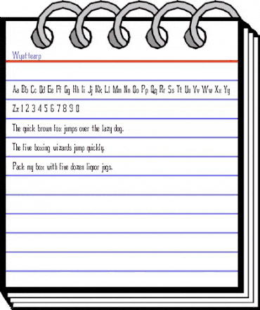 Wyattearp Regular animated font preview