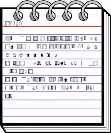 XChessNut Regular animated font preview