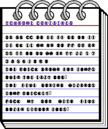 YChrome Contained animated font preview
