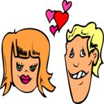 Couple in Love Clip Art