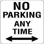 No Parking Any Time