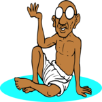 Gandhi 2 Clip Art