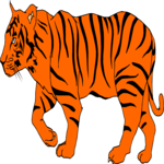 Tiger 04 Clip Art