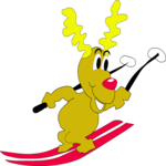 Reindeer Skiing 5