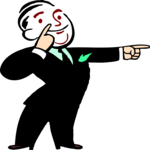 Man Pointing 13 Clip Art