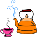 Tea Kettle & Cup
