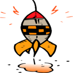 Rocket - Cartoon 16 Clip Art