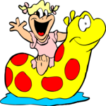 Floating on Toy 4 Clip Art