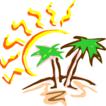 Palm Trees 07 Clip Art