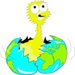 Globe - Cartoon 10 Clip Art