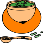 Soup - Pea Clip Art