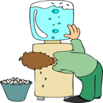 Water Cooler - No Cups Clip Art