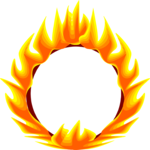 Flaming Hoop Frame