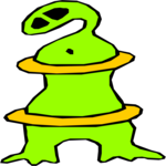 Space Alien 109 Clip Art