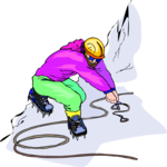 Mountain Climbing 34 Clip Art