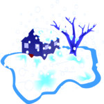 Snow Falling Clip Art