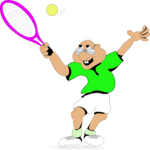 Tennis 033 Clip Art