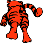 Tiger Running Away Clip Art